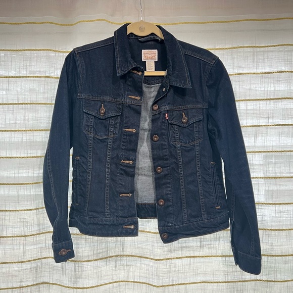 Levi's Jackets & Blazers - Levi's® Premium Original Trucker Denim Jacket | Medium | Dark Wash